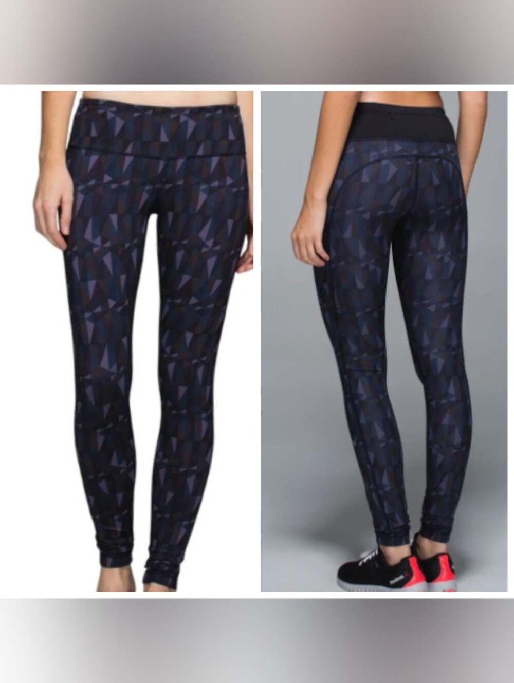 Lululemon Speed Tight II Stained Glass Love Nightfall Legging Sz 6 Side Pockets